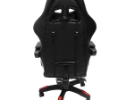ΠΟΛΥΘΡΟΝΑ GAMING DARREN HM1203.01 ΜΑΥΡΟ-ΚΟΚΚΙΝΟ PVC & NYLON 51x49x125Υεκ.