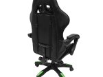 ΠΟΛΥΘΡΟΝΑ GAMING DARREN HM1203.03 ΜΑΥΡΟ-ΠΡΑΣΙΝΟ PVC & NYLON 58.5x100x120Υεκ.