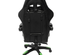 ΠΟΛΥΘΡΟΝΑ GAMING DARREN HM1203.03 ΜΑΥΡΟ-ΠΡΑΣΙΝΟ PVC & NYLON 58.5x100x120Υεκ.