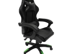 ΠΟΛΥΘΡΟΝΑ GAMING DARREN HM1203.03 ΜΑΥΡΟ-ΠΡΑΣΙΝΟ PVC & NYLON 58.5x100x120Υεκ.