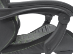 ΠΟΛΥΘΡΟΝΑ GAMING LOOT HM1204 ΜΑΥΡΟ-ΠΡΑΣΙΝΟ PVC & NYLON 51x49x125Υεκ.