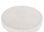 ΤΡΑΠΕΖΙ ΣΑΛΟΝΙΟΥ ΣΤΡΟΓΓΥΛΟ ΣΕΙΡΑ SANTORINI HM18051 MDF ΣΕ ΥΠΟΛΕΥΚΟ ΧΡΩΜΑ Φ60x42,5Υεκ.