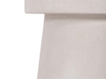 ΤΡΑΠΕΖΙ ΣΑΛΟΝΙΟΥ ΣΤΡΟΓΓΥΛΟ ΣΕΙΡΑ SANTORINI HM18051 MDF ΣΕ ΥΠΟΛΕΥΚΟ ΧΡΩΜΑ Φ60x42,5Υεκ.