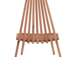 ΠΟΛΥΘΡΟΝΑ LOUNGE ΠΤΥΣΣΟΜΕΝΗ SHIGAO HM18112 ΞΥΛΟ TEAK--ΦΥΣΙΚΟ 61x88.5x89Υεκ.