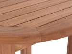 ΤΡΑΠΕΖΙ/ΣΤΑΝΤ ΜΠΑΡ ΣΤΡΟΓΓΥΛΟ PRESSCOT HM18114 ΞΥΛΟ TEAK--ΦΥΣΙΚΟ Φ60x105Υεκ.