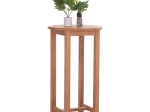 ΤΡΑΠΕΖΙ/ΣΤΑΝΤ ΜΠΑΡ ΣΤΡΟΓΓΥΛΟ PRESSCOT HM18114 ΞΥΛΟ TEAK--ΦΥΣΙΚΟ Φ60x105Υεκ.