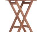 ΤΡΑΠΕΖΙ ΣΚΗΝΟΘΕΤΗ ΤΕΤΡΑΓΩΝΟ ERIS HM18118 ΞΥΛΟ TEAK--ΦΥΣΙΚΟ 60x60x75Υεκ.