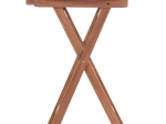 ΤΡΑΠΕΖΙ ΣΚΗΝΟΘΕΤΗ ΣΤΡΟΓΓΥΛΟ HEIDEL HM18120 ΞΥΛΟ TEAK--ΦΥΣΙΚΟ Φ60x75Υεκ.
