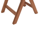 ΤΡΑΠΕΖΙ ΣΚΗΝΟΘΕΤΗ ΣΤΡΟΓΓΥΛΟ HEIDEL HM18120 ΞΥΛΟ TEAK--ΦΥΣΙΚΟ Φ60x75Υεκ.