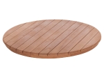 ΕΠΙΦΑΝΕΙΑ ΤΡΑΠΕΖΙΟΥ ΣΤΡΟΓΓΥΛΗ HM18132 ΞΥΛΟ TEAK--ΦΥΣΙΚΟ Φ60x4(πάχος)εκ.