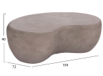 ΤΡΑΠΕΖΙ ΣΑΛΟΝΙΟΥ GERSON HM18151.03S FIBER CEMENT ΣΕ ΓΚΡΙ--104x72x40Υεκ.