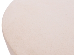 ΤΡΑΠΕΖΙ ΣΑΛΟΝΙΟΥ ΣΤΡΟΓΓΥΛΟ ALLAN HM18162.02 FIBER CEMENT ΣΕ ΑΝΟΙΧΤΟ ΜΠΕΖ--Φ92x49Υεκ.