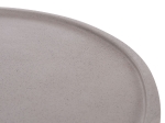 ΒΟΗΘΗΤΙΚΟ ΤΡΑΠΕΖΙ TRED HM18168.03 FIBER CEMENT ΓΚΡΙ-ΦΥΣΙΚΟ RATTAN--Φ49x30Υεκ.