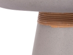 ΒΟΗΘΗΤΙΚΟ ΤΡΑΠΕΖΙ TRED HM18168.03 FIBER CEMENT ΓΚΡΙ-ΦΥΣΙΚΟ RATTAN--Φ49x30Υεκ.