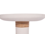ΒΟΗΘΗΤΙΚΟ ΤΡΑΠΕΖΙ TRED(T) HM18169.02 FIBER CEMENT ΛΕΥΚΟ-ΦΥΣΙΚΟ RATTAN--Φ40x61Υεκ.