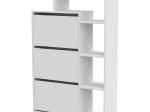 ΠΑΠΟΥΤΣΟΘΗΚΗ ROBBEN HM18189.01 ΜΕΛΑΜΙΝΗ ΣΕ ΛΕΥΚΟ 90x30x143Υεκ.
