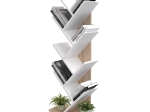 ΒΙΒΛΙΟΘΗΚΗ LIANA HM18193.03 ΜΕΛΑΜΙΝΗ SONAMA-ΛΕΥΚΗ 53x27x138Υεκ.