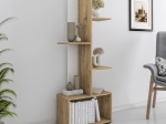 ΒΙΒΛΙΟΘΗΚΗ TRIVIO HM18195.03 ΜΕΛΑΜΙΝΗ ΣΕ ΛΕΥΚΟ-ATLANTIS GREEN 50x25x127Υεκ.