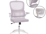 ΚΑΡΕΚΛΑ ΓΡΑΦΕΙΟΥ BASTON HM18236.03 ΓΚΡΙ MESH & ΛΕΥΚΟΣ PP ΣΚΕΛΕΤΟΣ 64x60x127Υεκ.
