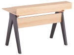 ΓΡΑΦΕΙΟ REXIN HM18290 ΜΕΛΑΜΙΝΗ ΣΕ SONAMA-ΓΚΡΙ 120x19-59x75-85,5ΥΥεκ.