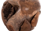 ΒΟΗΘΗΤΙΚΟ ΤΡΑΠΕΖΙ LOGGY HM18295 ΞΥΛΟ TEAK--ΦΥΣΙΚΟ 50x50x50Υεκ.