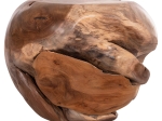 ΒΟΗΘΗΤΙΚΟ ΤΡΑΠΕΖΙ LOGGY HM18295 ΞΥΛΟ TEAK--ΦΥΣΙΚΟ 50x50x50Υεκ.