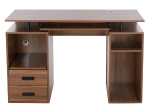 ΓΡΑΦΕΙΟ ΜΕΛΑΜΙΝΗΣ STATUS HM2026.03 WALNUT 120Χ55Χ76 εκ.