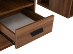ΓΡΑΦΕΙΟ ΜΕΛΑΜΙΝΗΣ STATUS HM2026.03 WALNUT 120Χ55Χ76 εκ.