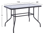 ΣΕΤ ΕΞ.ΧΩΡΟΥ 5ΤΜΧ MAG HM21033 ΤΡΑΠΕΖΙ ADAM & 4 ΠΤΥΣΣΟΜΕΝΕΣ ΚΑΡΕΚΛΕΣ ΓΚΡΙ