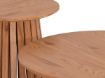 ΣΕΤ 2ΤΜΧ ΤΡΑΠΕΖΙΑ ΣΑΛΟΝΙΟΥ TALBERT HM21083 MDF ΦΥΣΙΚΟ ΞΥΛΟΥ Φ80εκ & Φ45εκ