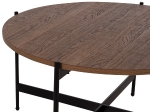 ΣΕΤ 2ΤΜΧ ΤΡΑΠΕΖΙΑ ΣΑΛΟΝΙΟΥ RONDA HM21089.03 MDF ΣΕ ΚΑΡΥΔΙ ΧΡΩΜΑ Φ80εκ & Φ50εκ