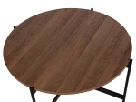 ΣΕΤ 2ΤΜΧ ΤΡΑΠΕΖΙΑ ΣΑΛΟΝΙΟΥ RONDA HM21089.03 MDF ΣΕ ΚΑΡΥΔΙ ΧΡΩΜΑ Φ80εκ & Φ50εκ