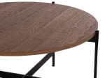 ΣΕΤ 2ΤΜΧ ΤΡΑΠΕΖΙΑ ΣΑΛΟΝΙΟΥ RONDA HM21089.03 MDF ΣΕ ΚΑΡΥΔΙ ΧΡΩΜΑ Φ80εκ & Φ50εκ