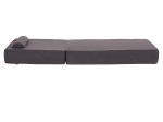 ΜΑΞΙΛΑΡΙ ΞΑΠΛΩΣΤΡΑΣ KIHEI HM21094.03 OLEFIN ΣΚΟΥΡΟ ΓΚΡΙ ΜΕ FOAM 198x70x20Υεκ