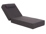 ΜΑΞΙΛΑΡΙ ΞΑΠΛΩΣΤΡΑΣ KIHEI HM21094.03 OLEFIN ΣΚΟΥΡΟ ΓΚΡΙ ΜΕ FOAM 198x70x20Υεκ