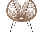 ΣΕΤ ΕΞΩΤΕΡΙΚΟΥ ΧΩΡΟΥ 3ΤΜΧ ACAPULCO HM21100 TWISTED WICKER-ΜΕΤΑΛΛΟ