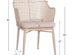 ΣΕΤ LOUNGE 3TMX ΕΞ.ΧΩΡΟΥ OREGO HM21106.03 ΑΛΟΥΜΙΝΙΟ ΣΕ ΚΑΠΟΥΤΣΙΝΟ