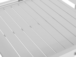 ΣΕΤ ΤΡΑΠΕΖΑΡΙΑΣ ΕΞ.ΧΩΡΟΥ KRUM HM21131.04 ΤΡΑΠΕΖΙ ΜΕ 6 ΠΟΛΥΘΡΟΝΕΣ--ΛΕΥΚΟ ΑΛΟΥΜΙΝΙΟ