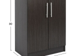 ΠΑΠΟΥΤΣΟΘΗΚΗ ΝΤΟΥΛΑΠΙ EMERIE HM2206.01 ZEBRANO 60Χ40,5Χ80 εκ.