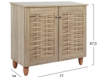 ΠΑΠΟΥΤΣΟΘΗΚΗ-ΝΤΟΥΛΑΠΙ ΞΥΛΙΝΗ CASSIOPE HM2208.02 SONAMA 77Χ34Χ63Υεκ.