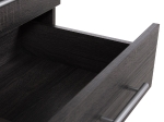 ΚΟΜΟΔΙΝΟ ΜΕΛΑΜΙΝΗΣ CHELSEA HM2220.07 ΑΝΘΡΑΚΙ-2 ΣΥΡΤΑΡΙΑ 48X40,5X41,5Υεκ.