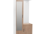 ΕΠΙΠΛΟ ΕΙΣΟΔΟΥ ΜΕ ΚΑΘΡΕΠΤΗ JANICE HM2264 SONAMA ΛΕΥΚΟ 70x37x181 εκ.