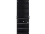 ΠΑΠΟΥΤΣΟΘΗΚΗ ΞΥΛΙΝΗ DAYANNA ΜΕ 6 ΡΑΦΙΑ 60X43X180.5εκ. ZEBRANO HM2379.01
