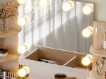 ΤΟΥΑΛΕΤΑ ΜΕ ΦΩΤΙΣΜΟ LED-ΡΑΦΙΑ-ΣΥΡΤΑΡΙΑ LAURYN HM2502.01 SONAMA 101.8x40x139.5Υεκ