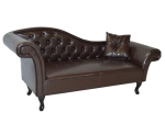 ΑΝΑΚΛΙΝΔΡΟ T.CHESTERFIELD NIOVI HM3007.01 PU ΣΚ.ΚΑΦΕ-ΜΑΥΡΑ ΠΟΔΙΑ 190x61x84Yεκ.
