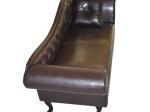 ΑΝΑΚΛΙΝΔΡΟ T.CHESTERFIELD NIOVI HM3007.01 PU ΣΚ.ΚΑΦΕ-ΜΑΥΡΑ ΠΟΔΙΑ 190x61x84Yεκ.