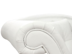 ΑΝΑΚΛΙΝΔΡΟ T.CHESTERFIELD NIOVI HM3007.02 PU ΛΕΥΚΟ-ΜΑΥΡΑ ΠΟΔΙΑ 190x61x84Yεκ.
