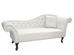ΑΝΑΚΛΙΝΔΡΟ T.CHESTERFIELD NIOVI HM3008.02 PU ΛΕΥΚΟ-ΜΑΥΡΑ ΠΟΔΙΑ(ΔΕΞΙ)190x61x84Yεκ