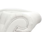 ΑΝΑΚΛΙΝΔΡΟ T.CHESTERFIELD NIOVI HM3008.02 PU ΛΕΥΚΟ-ΜΑΥΡΑ ΠΟΔΙΑ(ΔΕΞΙ)190x61x84Yεκ