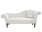 ΑΝΑΚΛΙΝΔΡΟ T.CHESTERFIELD NIOVI HM3008.02 PU ΛΕΥΚΟ-ΜΑΥΡΑ ΠΟΔΙΑ(ΔΕΞΙ)190x61x84Yεκ